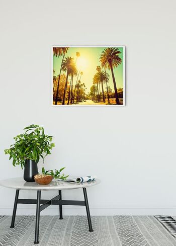 Papier peint - Palm Alley - Format : 50 x 40 cm 2