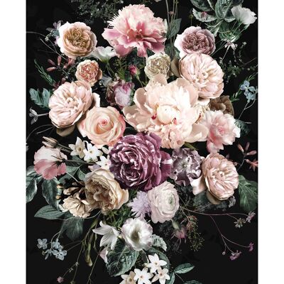 Mural - Charming Bouquet - Size: 30 x 40 cm