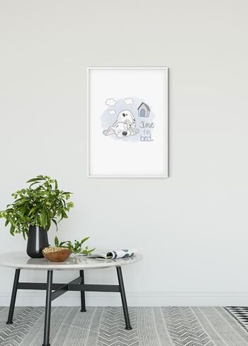Papier Peint - Les 101 Dalmatiens Au Coucher - Dimensions : 50 x 70 cm 2