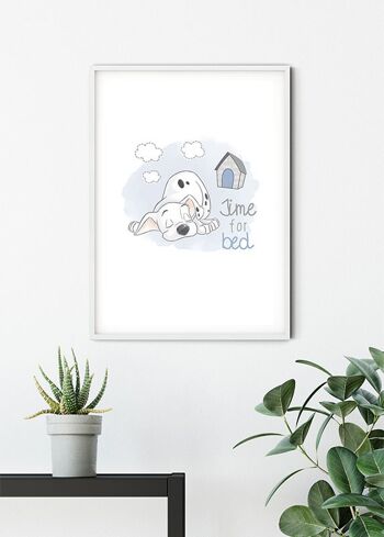 Papier Peint - Les 101 Dalmatiens Au Coucher - Dimensions : 50 x 70 cm 6