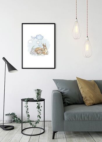 Papier peint - Bambi Good Night - Format : 50 x 70 cm 5