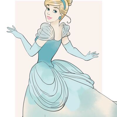 Wandbild - Cinderella Beauty - Größe: 30 x 40 cm
