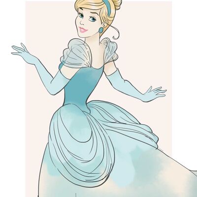 Mural - Cinderella Beauty - Size: 30 x 40 cm