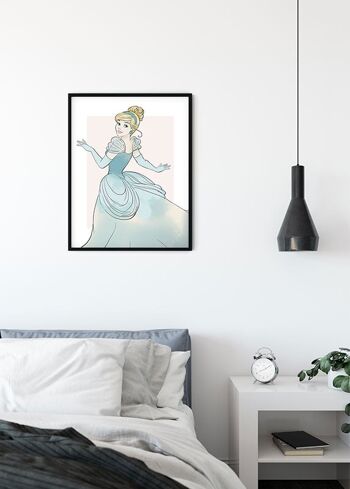 Papier Peint - Cendrillon Beauté - Format : 30 x 40 cm 3