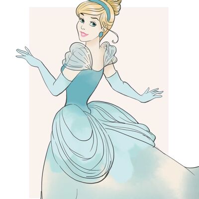 Wandbild - Cinderella Beauty - Größe: 40 x 50 cm