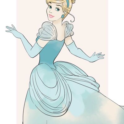Wandbild - Cinderella Beauty - Größe: 50 x 70 cm