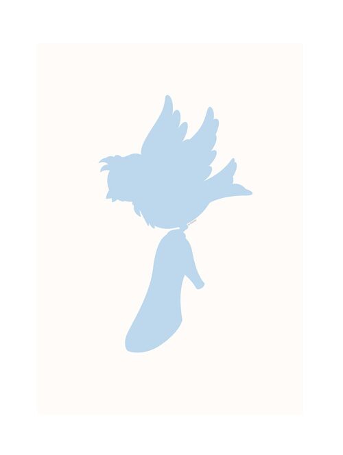 Wandbild - Cinderella Bird - Größe: 30 x 40 cm