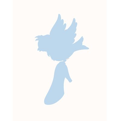 Wandbild - Cinderella Bird - Größe: 30 x 40 cm