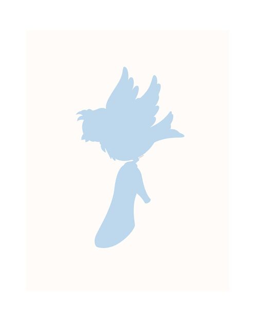 Wandbild - Cinderella Bird - Größe: 40 x 50 cm