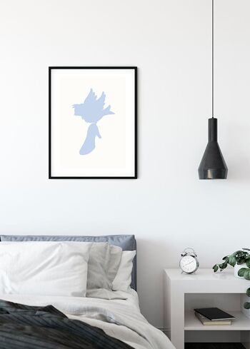 Papier peint - Oiseau Cendrillon - Dimensions : 40 x 50 cm 3