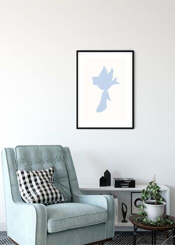 Papier peint - Oiseau Cendrillon - Dimensions : 40 x 50 cm 4