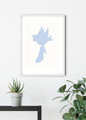 Papier peint - Oiseau Cendrillon - Dimensions : 40 x 50 cm 6