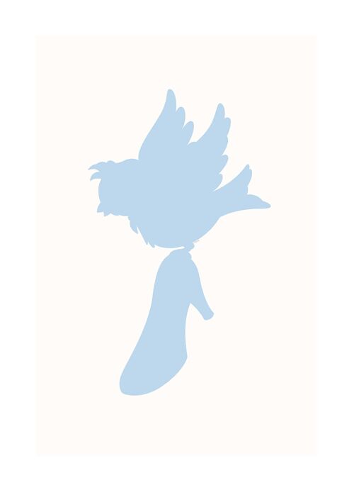 Wandbild - Cinderella Bird - Größe: 50 x 70 cm