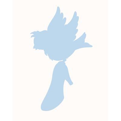 Wandbild - Cinderella Bird - Größe: 50 x 70 cm