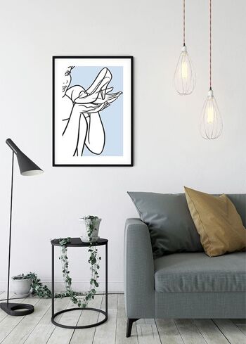 Murale - Chaussure de verre Cendrillon - Dimensions : 50 x 70 cm 5