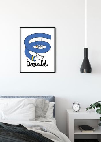 Murale - Spirale Donald Duck - Dimensions : 40 x 50 cm 3