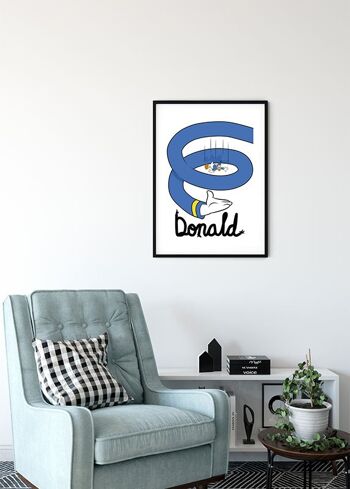 Murale - Spirale Donald Duck - Dimensions : 40 x 50 cm 4