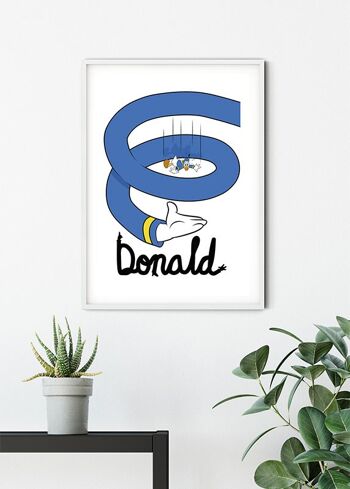 Murale - Spirale Donald Duck - Dimensions : 40 x 50 cm 6