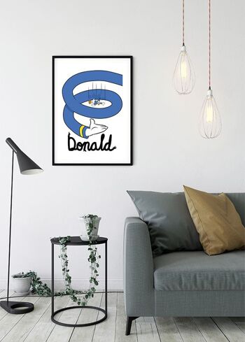 Papier Peint - Spirale Donald Duck - Dimensions : 50 x 70 cm 5