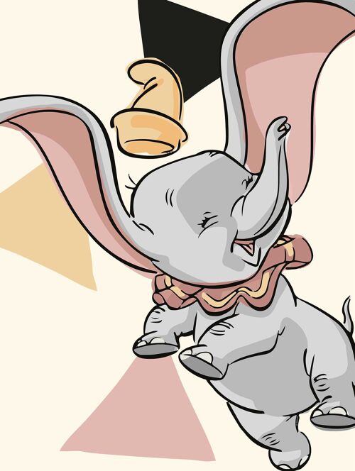 Wandbild - Dumbo Angles - Größe: 30 x 40 cm