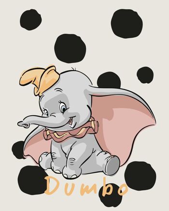 Papier peint - Dumbo Dots - Format : 40 x 50 cm 1