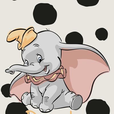 Wandbild - Dumbo Dots - Größe: 50 x 70 cm