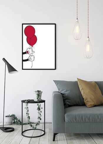 Papier Peint - Ballon Mickey Mouse - Dimensions : 30 x 40 cm 5