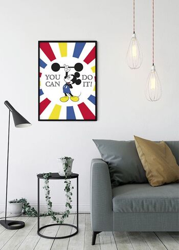 Papier peint - Mickey Mouse Do it - Dimensions : 50 x 70 cm 5