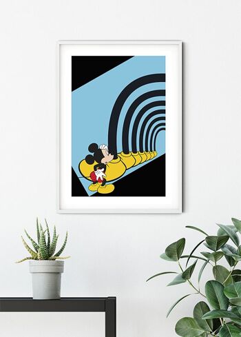Papier Peint - Mickey Mouse Foot Tunnel - Taille: 40 x 50 cm 6