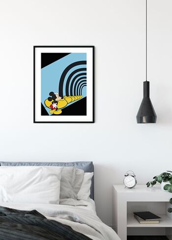 Papier Peint - Mickey Mouse Foot Tunnel - Taille: 50 x 70 cm 3