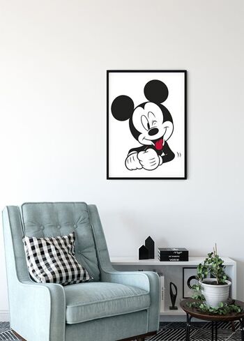 Papier peint - Mickey Mouse Funny - Dimensions : 30 x 40 cm 4