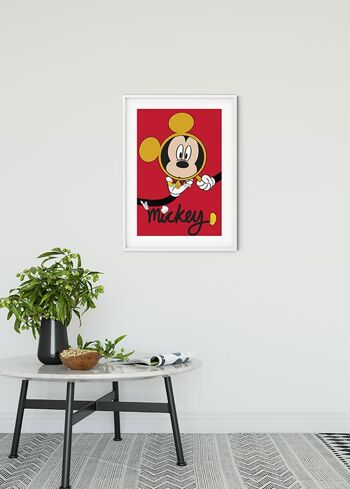 Papier Peint - Loupe Mickey Mouse - Dimensions : 30 x 40 cm 2