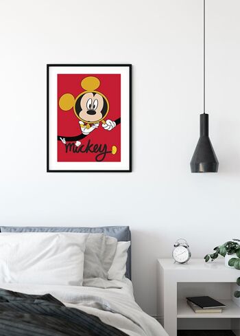 Papier Peint - Loupe Mickey Mouse - Dimensions : 30 x 40 cm 3