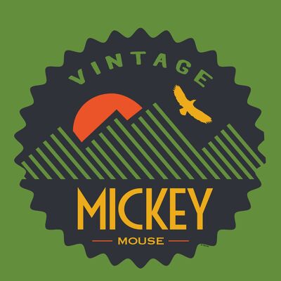 Papier Peint - Mickey Mouse Vintage - Dimensions : 30 x 40 cm