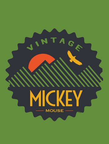 Papier Peint - Mickey Mouse Vintage - Dimensions : 30 x 40 cm 1