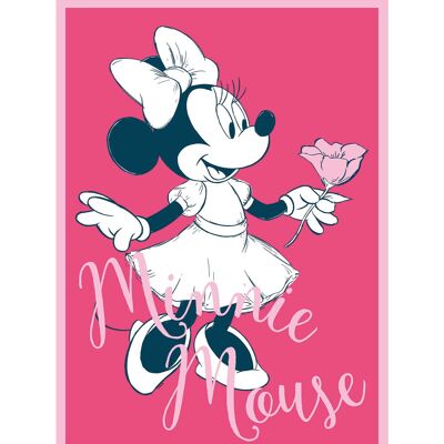 Wandbild - Minnie Mouse Girlie - Größe: 50 x 70 cm