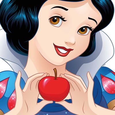 Wandbild - Snow White Portrait - Größe: 30 x 40 cm
