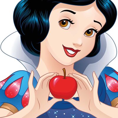 Mural - Snow White Portrait - Size: 40 x 50 cm