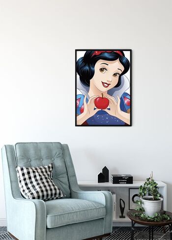 Papier Peint - Portrait de Blanche-Neige - Format : 40 x 50 cm 4