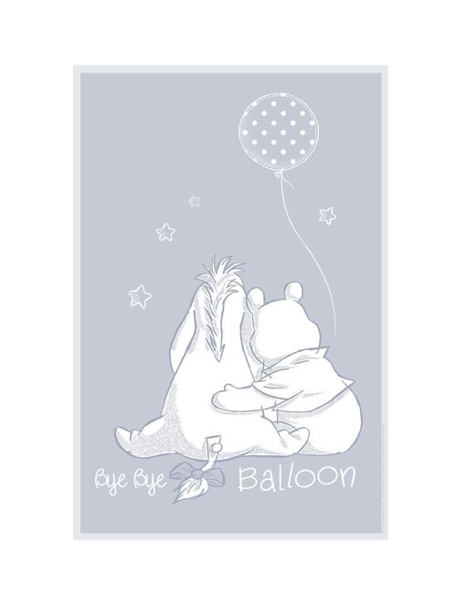 Wandbild - Winnie Pooh Bye Bye Balloon - Größe: 30 x 40 cm