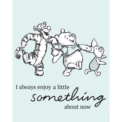 Wandbild - Winnie Pooh Little Something - Größe: 50 x 70 cm