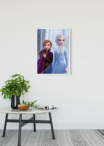 Murale - Frozen Sisters in the Wood - Dimensions : 30 x 40 cm 2