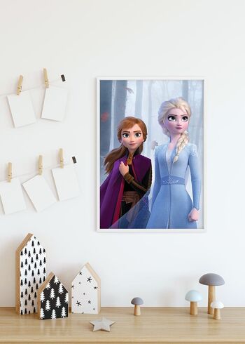 Murale - Frozen Sisters in the Wood - Dimensions : 50 x 70 cm 5