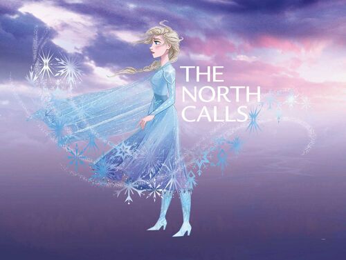 Wandbild - Frozen Elsa The North Calls - Größe: 40 x 30 cm