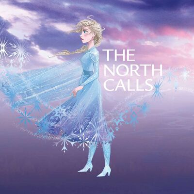 Murale - Frozen Elsa The North Calls - Dimensioni: 40 x 30 cm