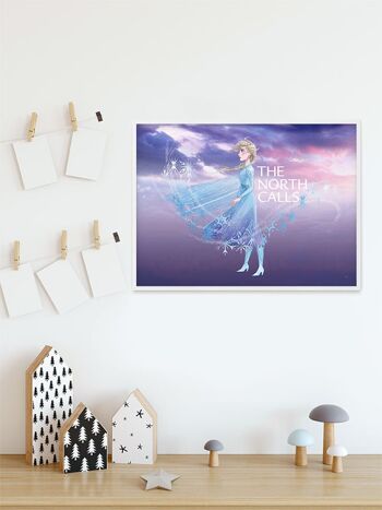 Papier Peint - Frozen Elsa The North Calls - Dimensions : 50 x 40 cm 5