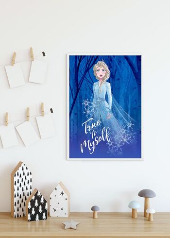 Papier peint - Frozen 2 Elsa fidèle à moi-même - Dimensions : 30 x 40 cm 5