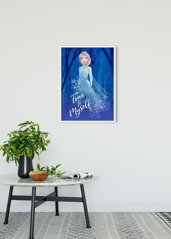 Papier peint - Frozen 2 Elsa fidèle à moi-même - Dimensions : 50 x 70 cm 2