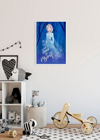 Papier peint - Frozen 2 Elsa fidèle à moi-même - Dimensions : 50 x 70 cm 3