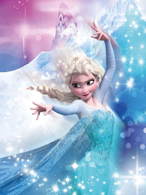 Wandbild - Frozen 2 Elsa Action - Größe: 30 x 40 cm